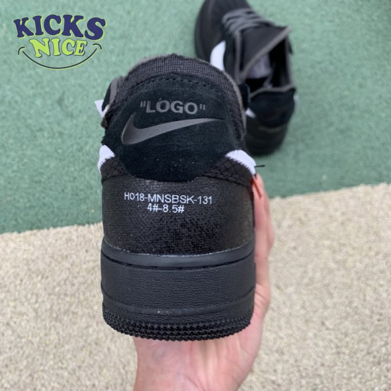 Off-White x Air Force 1 Low 'Black' Size 40-47.5 Off-White x Air Force 1 Low 'Black' Size 40-47.5