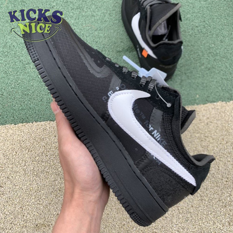 Off-White x Air Force 1 Low 'Black' Size 40-47.5 Off-White x Air Force 1 Low 'Black' Size 40-47.5