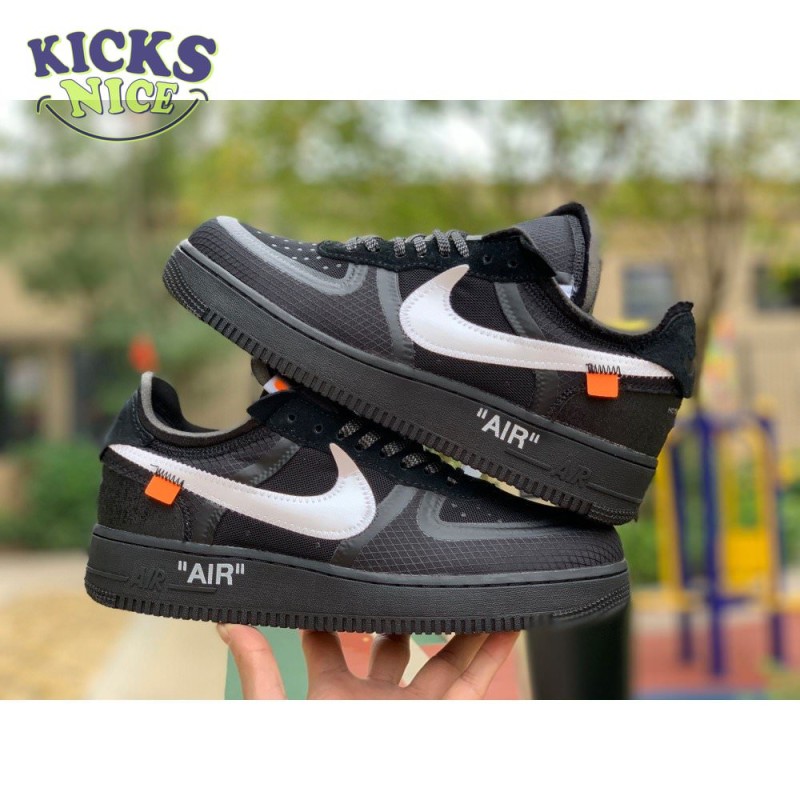 Off-White x Air Force 1 Low 'Black' Size 40-47.5 Off-White x Air Force 1 Low 'Black' Size 40-47.5