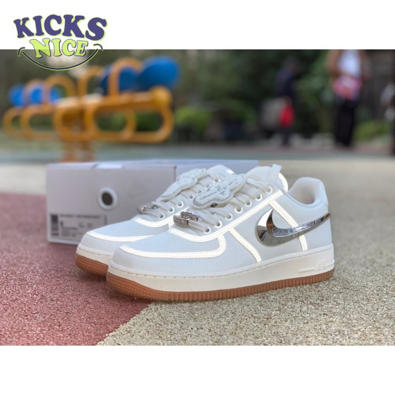 Travis Scott x Air Force 1 'Sail' Size 36-46 Travis Scott x Air Force 1 'Sail' Size 36-46