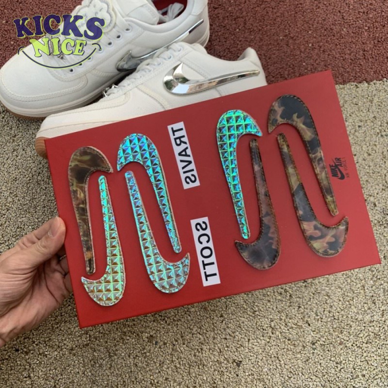 Travis Scott x Air Force 1 'Sail' Size 36-46 Travis Scott x Air Force 1 'Sail' Size 36-46