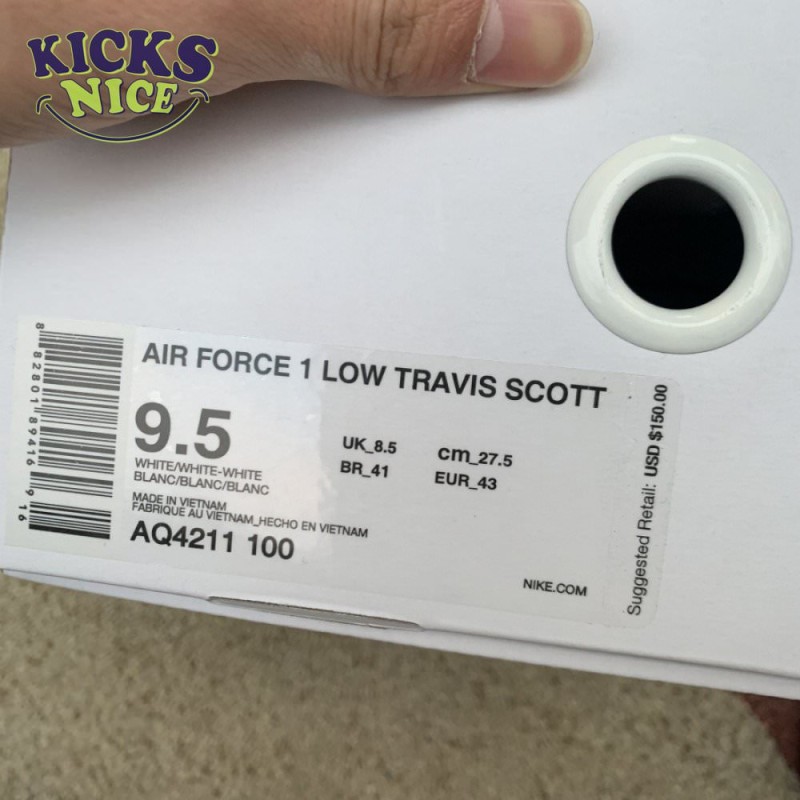 Travis Scott x Air Force 1 'Travis Scott' Size 36-46 Travis Scott x Air Force 1 'Travis Scott' Size 36-46