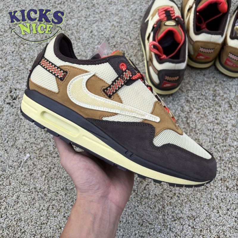 Nike Air Max 1 Travis Scott Cactus Jack Baroque Brown Size 36-47.5 Nike Air Max 1 Travis Scott Cactus Jack Baroque Brown Size 36-47.5