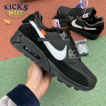 Off-White x Air Max 90 'Black' Size 36-46 Off-White x Air Max 90 'Black' Size 36-46
