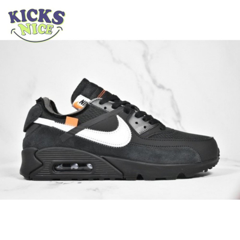 Off-White x Air Max 90 'Black' Size 36-46 Off-White x Air Max 90 'Black' Size 36-46