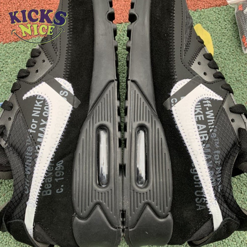 Off-White x Air Max 90 'Black' Size 36-46 Off-White x Air Max 90 'Black' Size 36-46