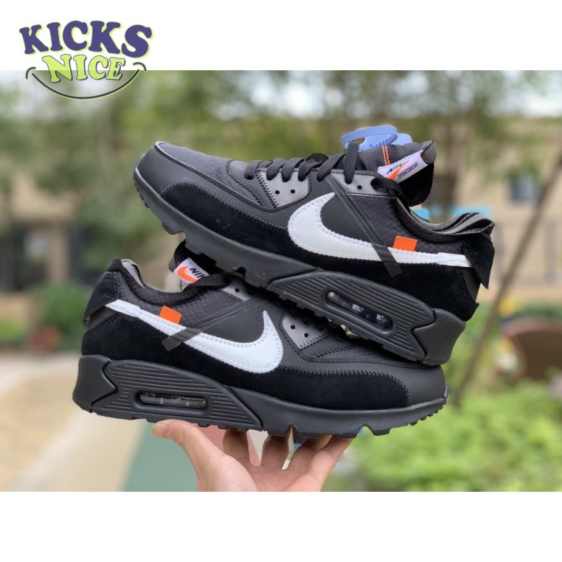 Off-White x Air Max 90 'Black' Size 36-46 Off-White x Air Max 90 'Black' Size 36-46