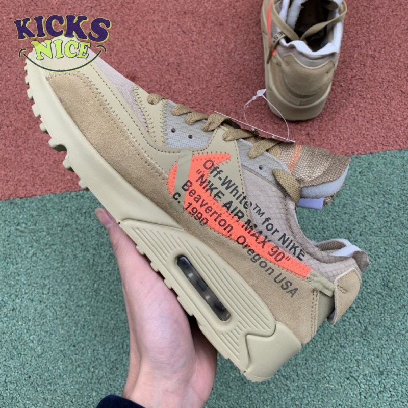 Off-White x Air Max 90 'Desert Ore' Size 36-46 Off-White x Air Max 90 'Desert Ore' Size 36-46