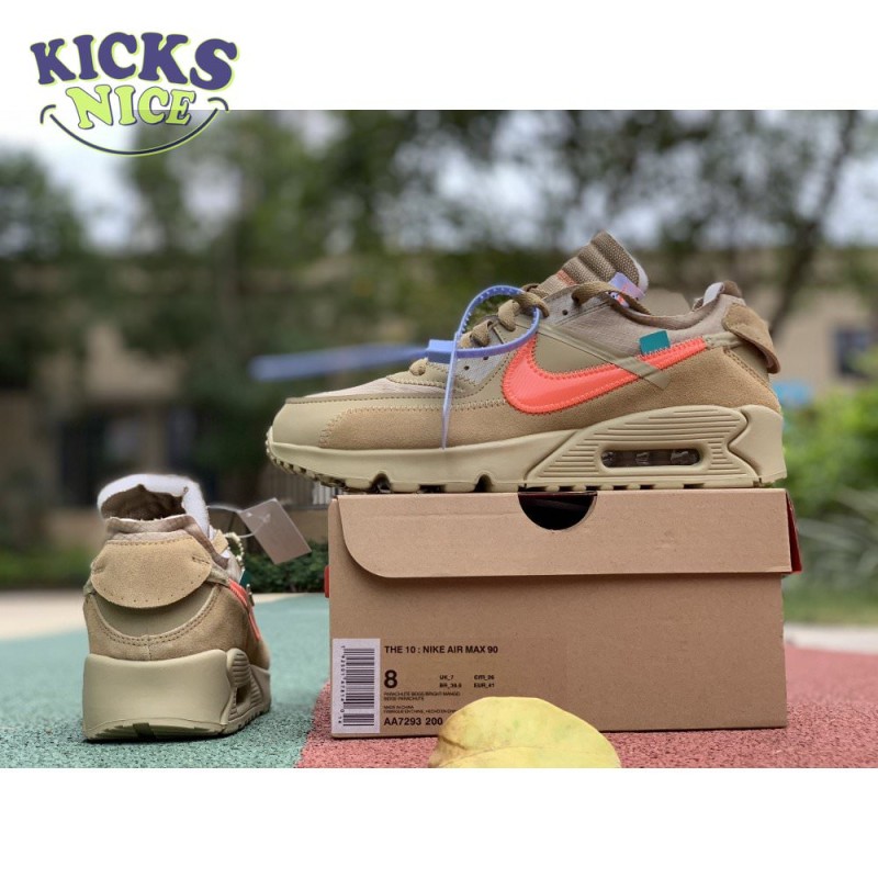 Off-White x Air Max 90 'Desert Ore' Size 36-46 Off-White x Air Max 90 'Desert Ore' Size 36-46