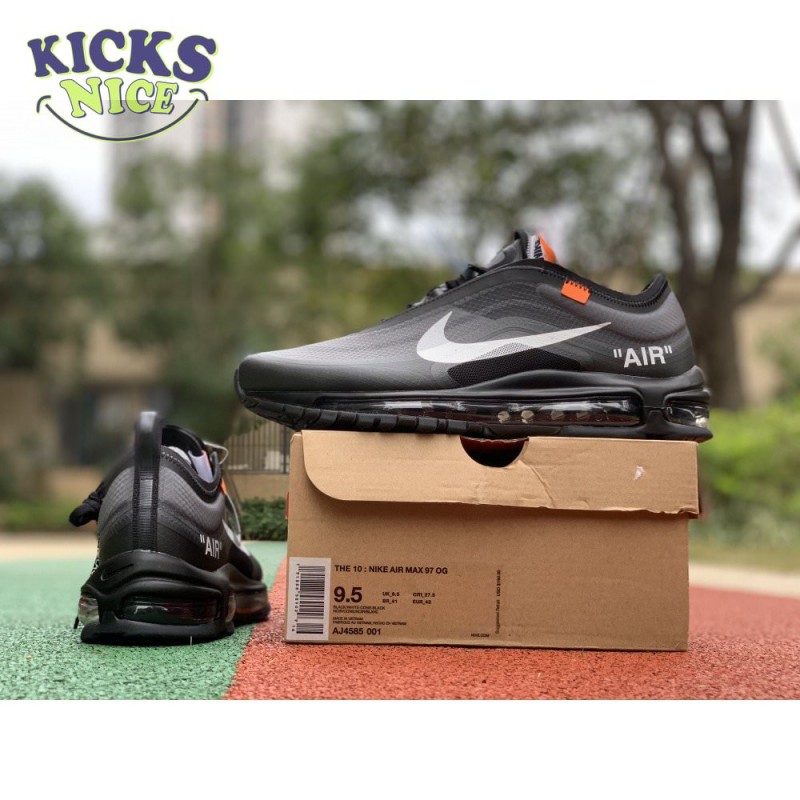 Off-White x Air Max 97 'Black' Size 36-46 Off-White x Air Max 97 'Black' Size 36-46