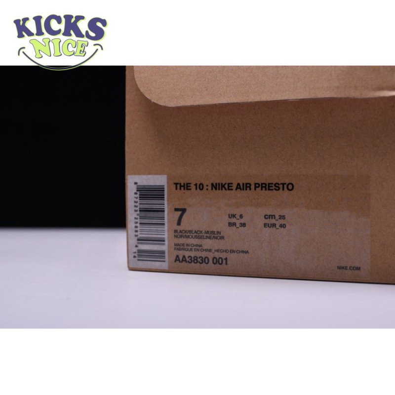 Off-White x Air Presto 'The Ten' Size 40-47.5 Off-White x Air Presto 'The Ten' Size 40-47.5
