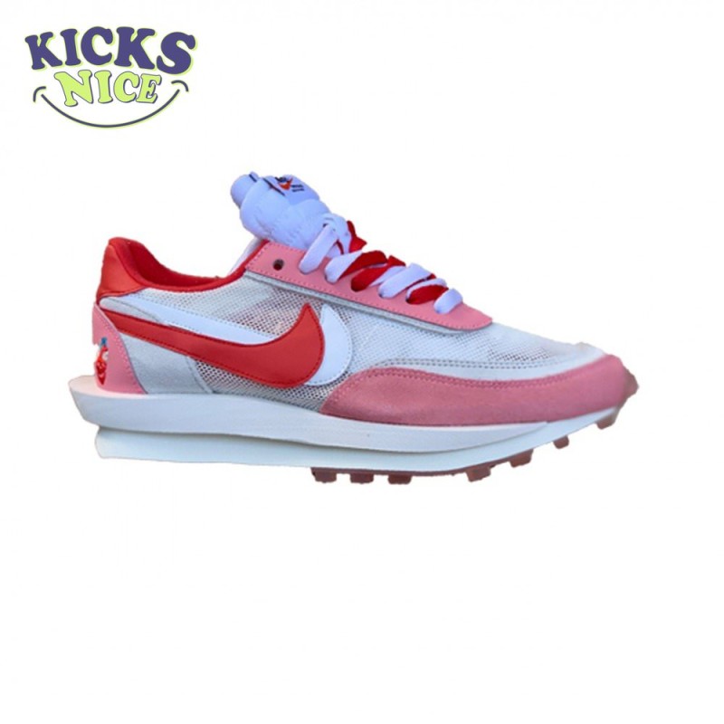 2019 Sacai x Nike LVD Waffle Daybreak Swoosh Pink Gery White Red BV0073 500 Size 36-46 2019 Sacai x Nike LVD Waffle Daybreak Swoosh Pink Gery White Red BV0073 500 Size 36-46