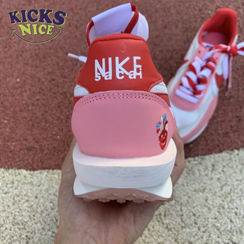 2019 Sacai x Nike LVD Waffle Daybreak Swoosh Pink Gery White Red BV0073 500 Size 36-46 2019 Sacai x Nike LVD Waffle Daybreak Swoosh Pink Gery White Red BV0073 500 Size 36-46
