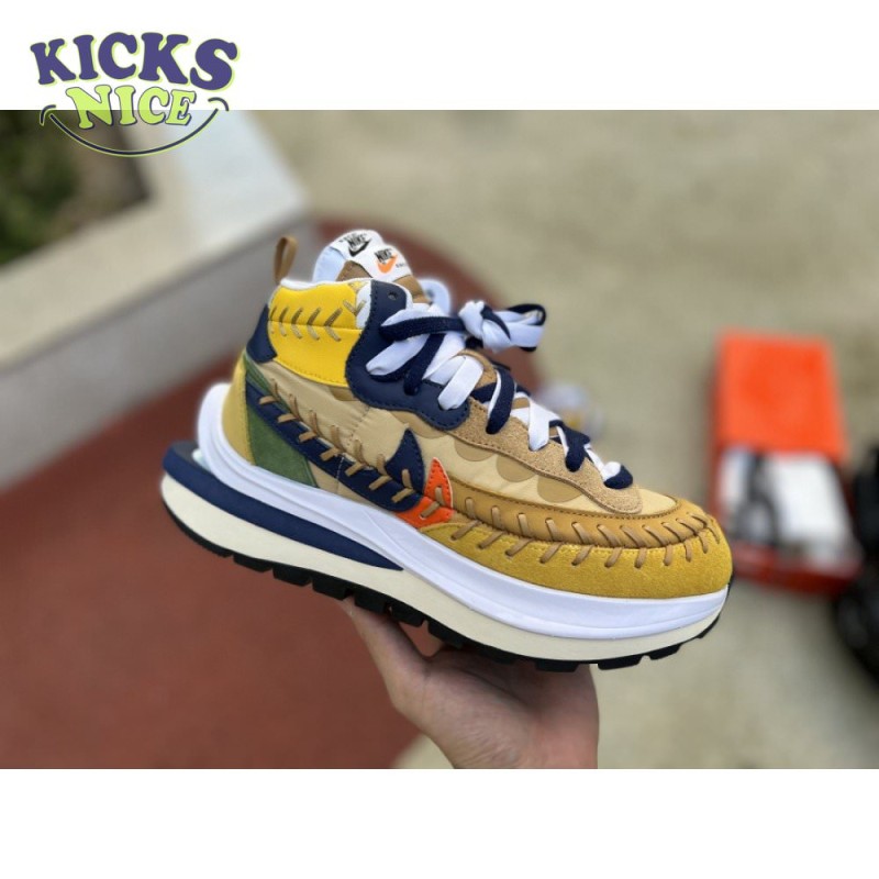 Nike Vaporwaffle sacai Jean Paul Gaultier Sesame Blue Size 36-45 Nike Vaporwaffle sacai Jean Paul Gaultier Sesame Blue Size 36-45