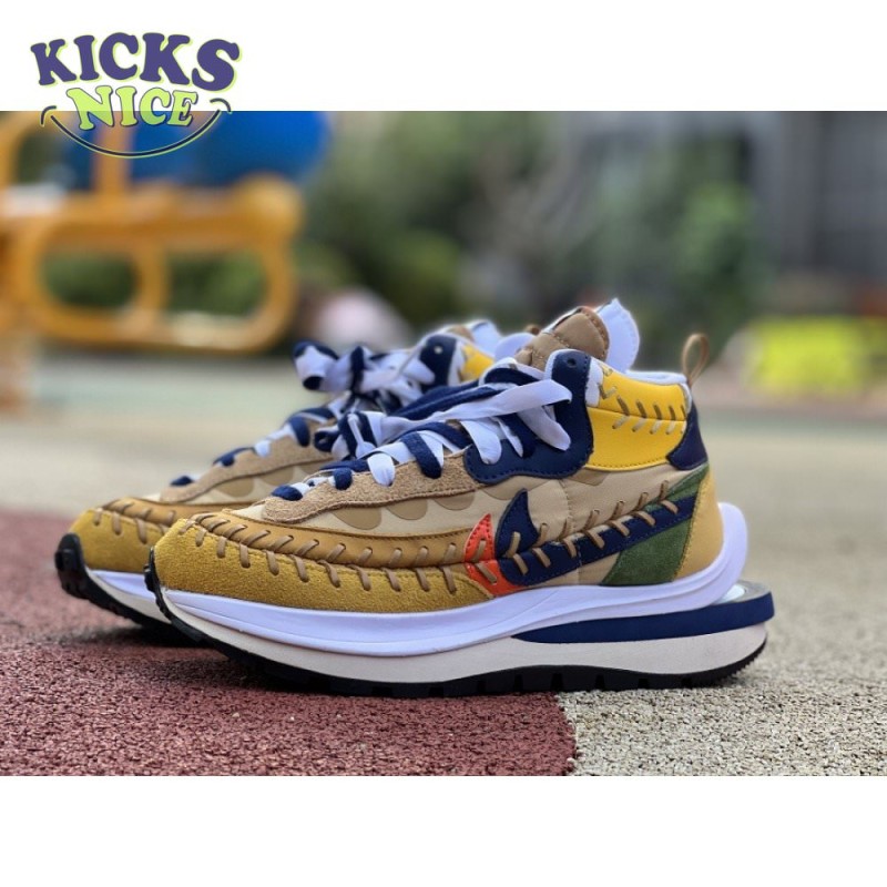 Nike Vaporwaffle sacai Jean Paul Gaultier Sesame Blue Size 36-45 Nike Vaporwaffle sacai Jean Paul Gaultier Sesame Blue Size 36-45