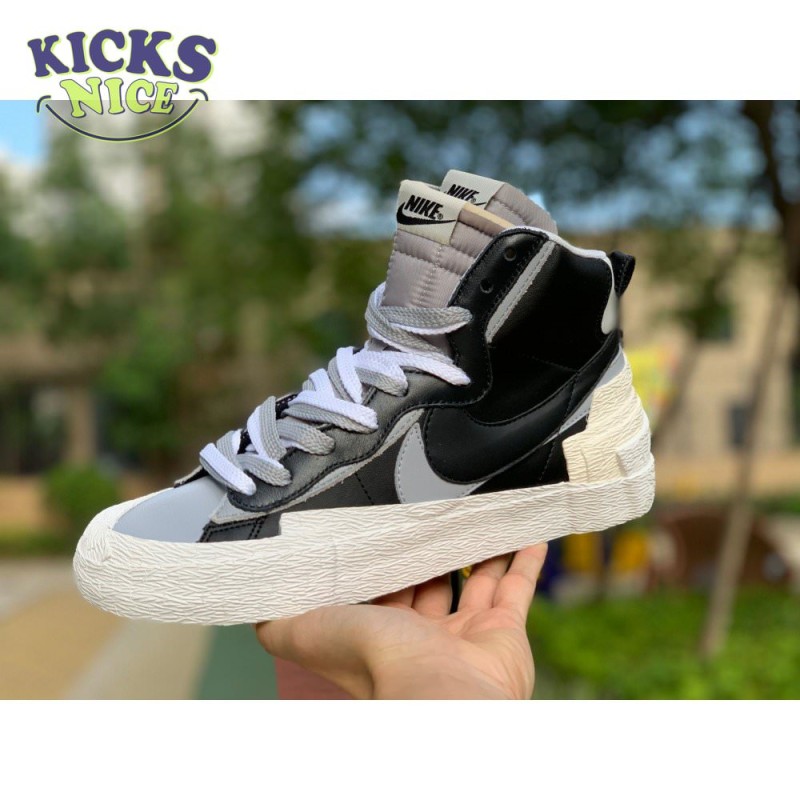 Sacai x Blazer Mid 'Black Grey' Size 36-46 Sacai x Blazer Mid 'Black Grey' Size 36-46