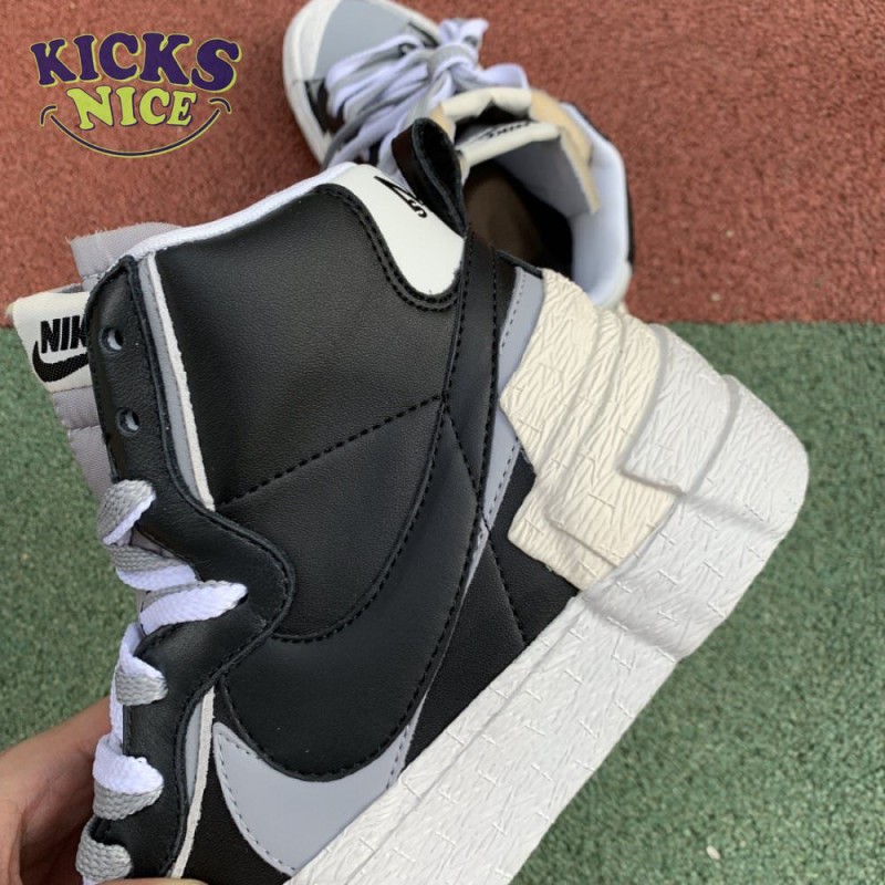Sacai x Blazer Mid 'Black Grey' Size 36-46 Sacai x Blazer Mid 'Black Grey' Size 36-46
