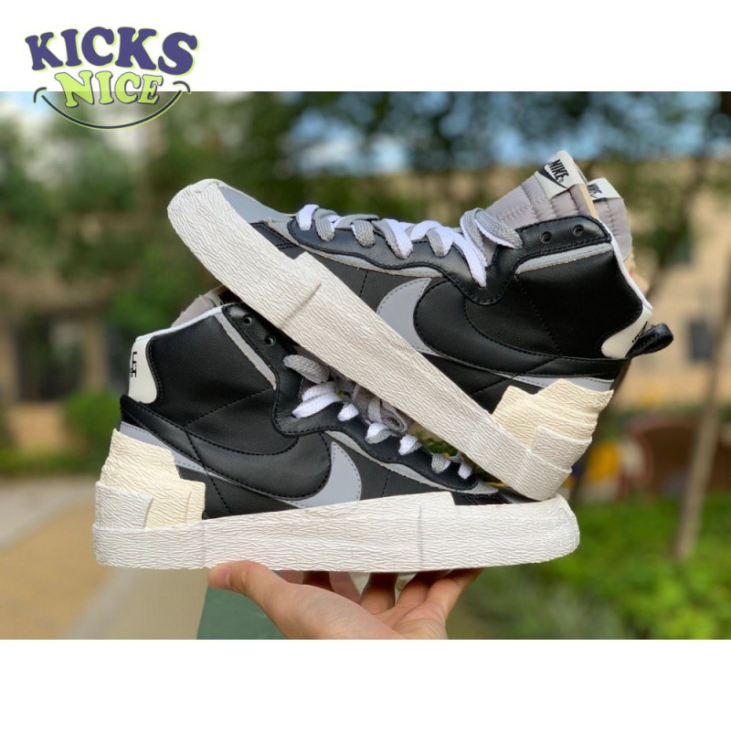 Sacai x Blazer Mid 'Black Grey' Size 36-46 Sacai x Blazer Mid 'Black Grey' Size 36-46