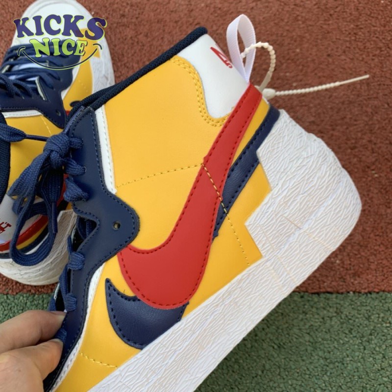 Sacai x Blazer Mid 'Maize Navy' Size 40-45 Sacai x Blazer Mid 'Maize Navy' Size 40-45