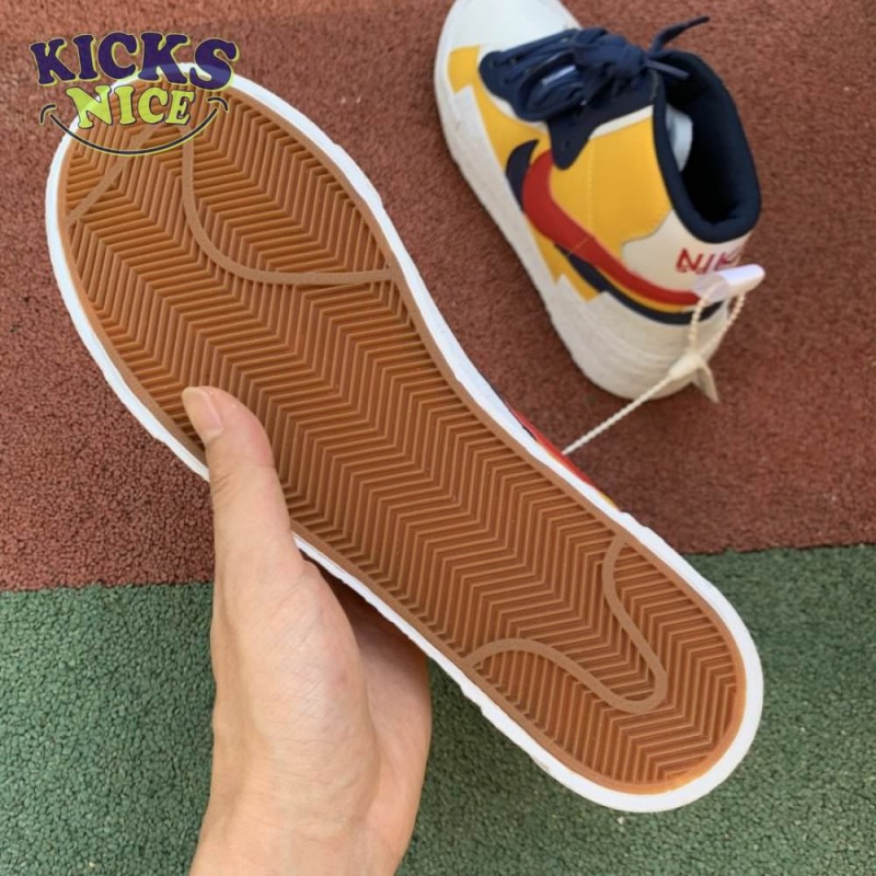 Sacai x Blazer Mid 'Maize Navy' Size 40-45 Sacai x Blazer Mid 'Maize Navy' Size 40-45