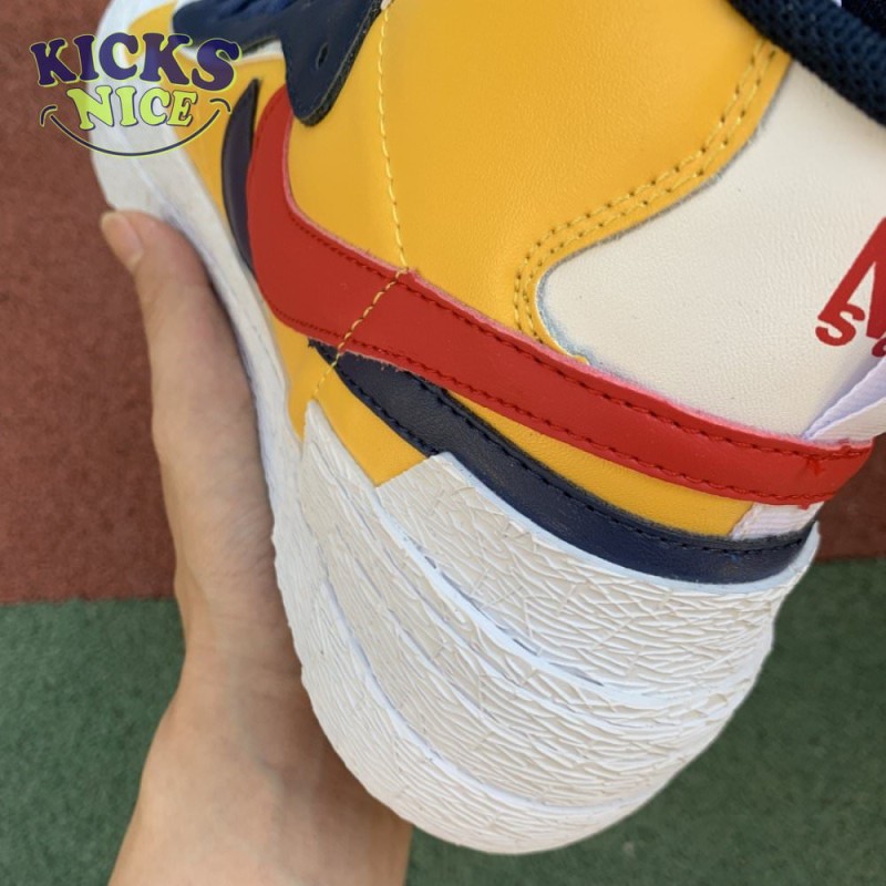 Sacai x Blazer Mid 'Maize Navy' Size 40-45 Sacai x Blazer Mid 'Maize Navy' Size 40-45