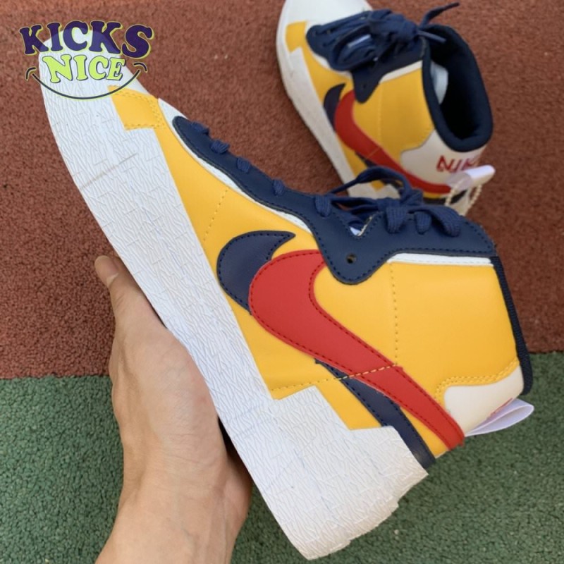 Sacai x Blazer Mid 'Maize Navy' Size 40-45 Sacai x Blazer Mid 'Maize Navy' Size 40-45