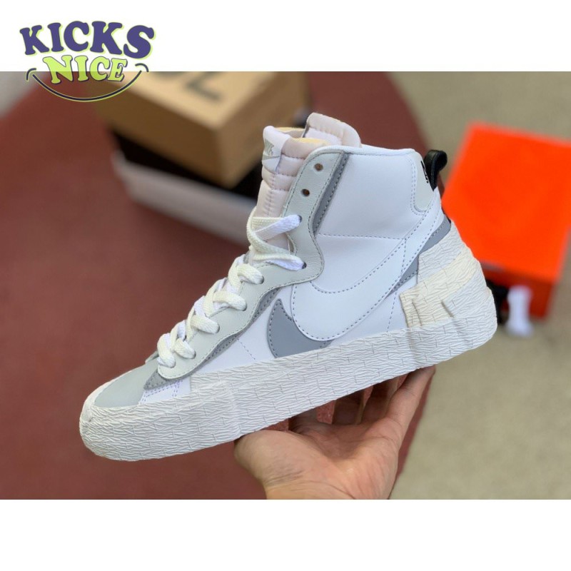 Sacai x Blazer Mid 'White Grey' Size 40-47.5 Sacai x Blazer Mid 'White Grey' Size 40-47.5