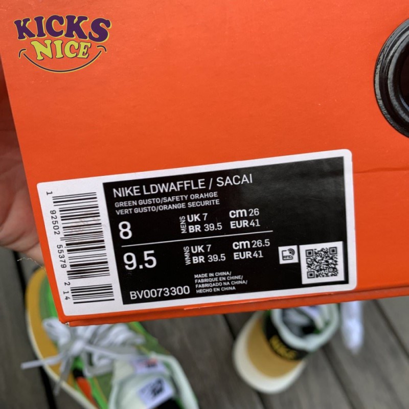 Sacai x LDWaffle 'Green Gusto' Size 36-46 Sacai x LDWaffle 'Green Gusto' Size 36-46