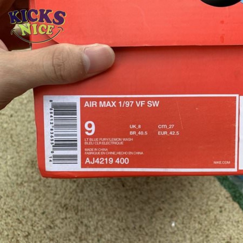 Nike Air Max 1/97 Sean Wotherspoon (All Accessories and Dustbag) Size 36-47.5 Nike Air Max 1/97 Sean Wotherspoon (All Accessories and Dustbag) Size 36-47.5