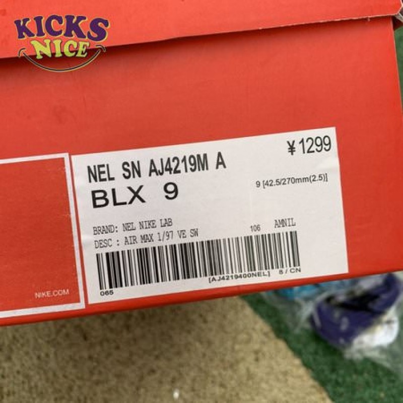 Nike Air Max 1/97 Sean Wotherspoon (All Accessories and Dustbag) Size 36-47.5 Nike Air Max 1/97 Sean Wotherspoon (All Accessories and Dustbag) Size 36-47.5