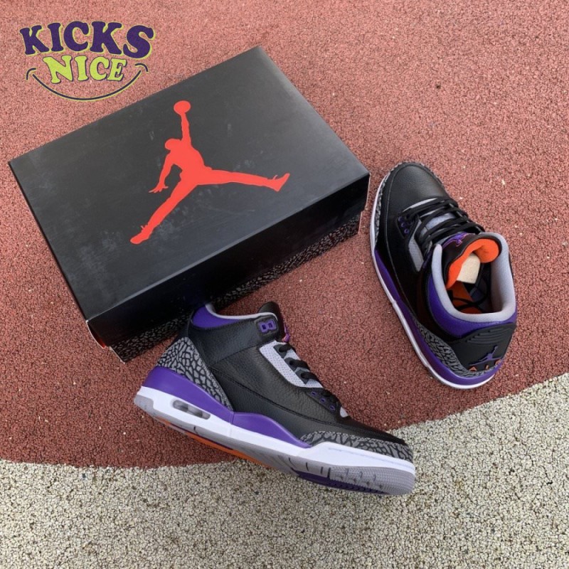 Air Jordan 3 Retro 'Court Purple' Size 40-47.5 Air Jordan 3 Retro 'Court Purple' Size 40-47.5