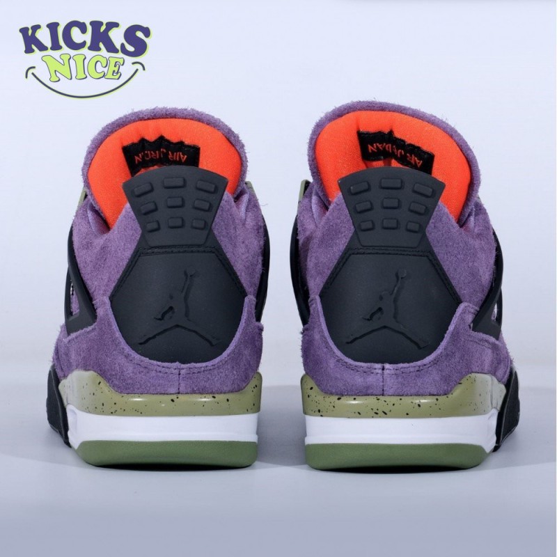AIR JORDAN 4 RETRO CANYON PURPLE SIZE 36-47.5 AIR JORDAN 4 RETRO CANYON PURPLE SIZE 36-47.5