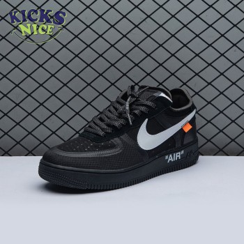 Nike Air Force 1 Low Off-White Black White AO4606 001 Size 36-47.5 Nike Air Force 1 Low Off-White Black White AO4606 001 Size 36-47.5