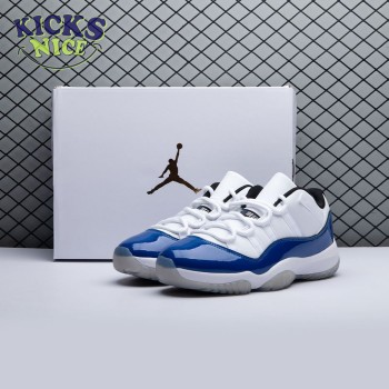 Air Jordan 11 Retro Low White Concord SP Unisex Size