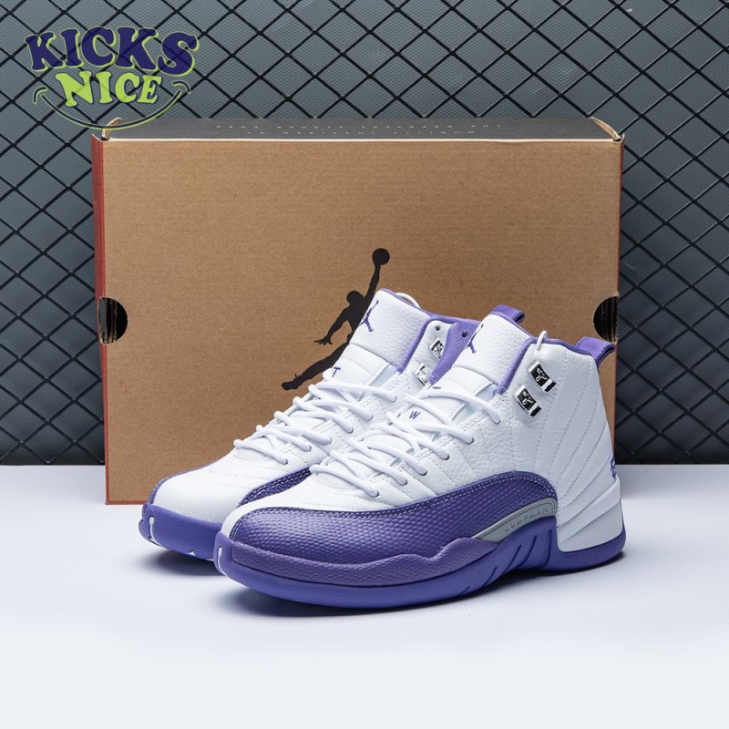 Air Jordan 12 White Purple Size 40-47.5 Air Jordan 12 White Purple Size 40-47.5