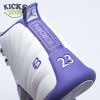 Air Jordan 12 White Purple Size 40-47.5 Air Jordan 12 White Purple Size 40-47.5