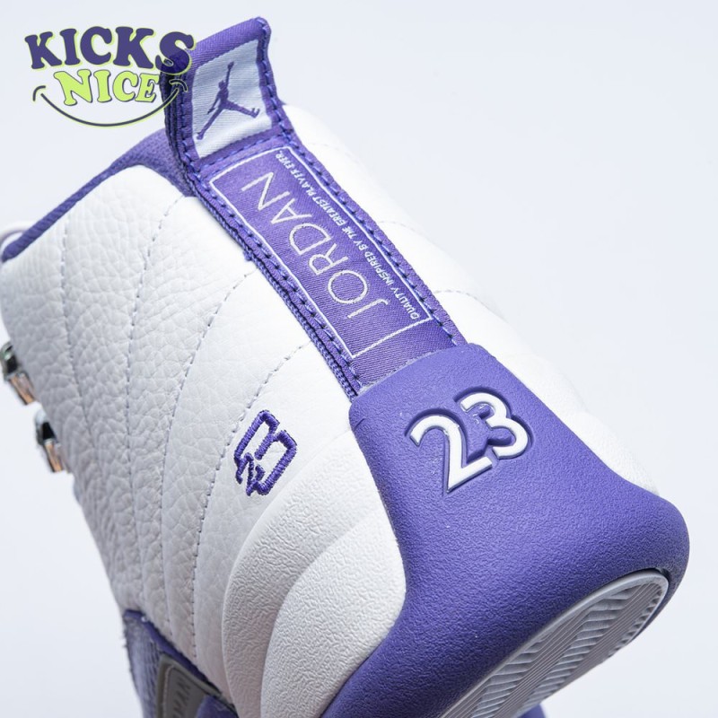 Air Jordan 12 White Purple Size 40-47.5 Air Jordan 12 White Purple Size 40-47.5