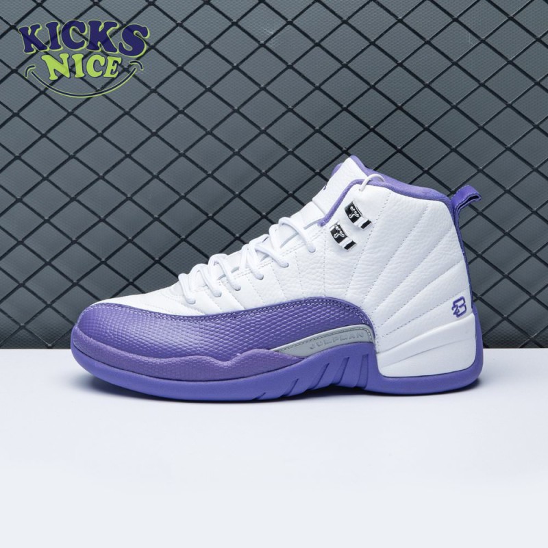 Air Jordan 12 White Purple Size 40-47.5 Air Jordan 12 White Purple Size 40-47.5