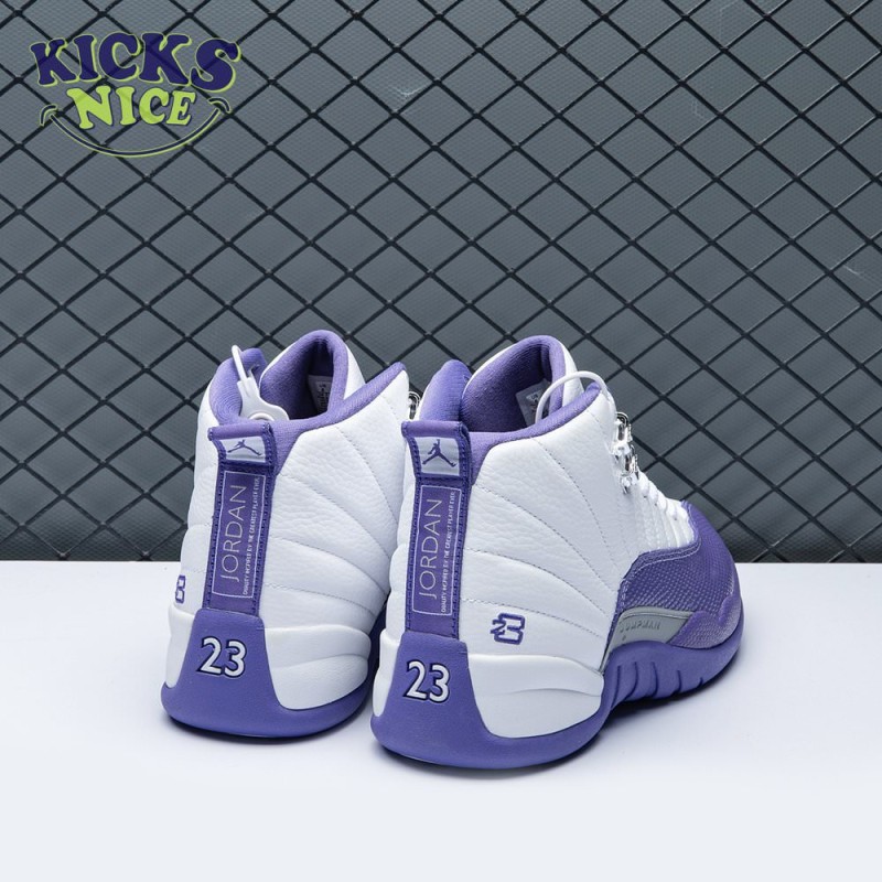 Air Jordan 12 White Purple Size 40-47.5 Air Jordan 12 White Purple Size 40-47.5
