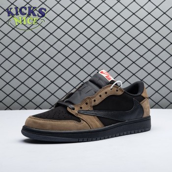 Travis Scott x Air Jordan 1 Low OG Velvet Brown DM7866 202 Size 36-47.5