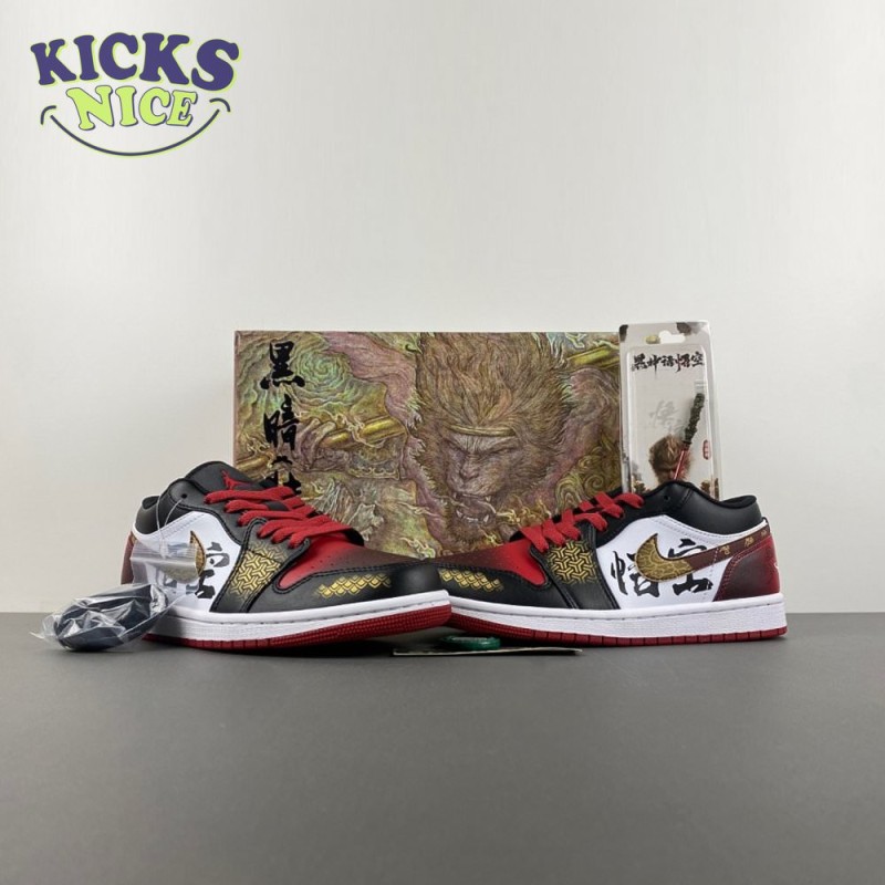 Black Myth Wukong Air Jordan 1 Low 553558-161 Size 36-46 Black Myth Wukong Air Jordan 1 Low 553558-161 Size 36-46