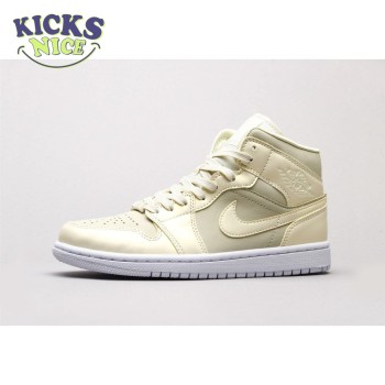Air Jordan 1 MidGoose Feather Yellow 36-46