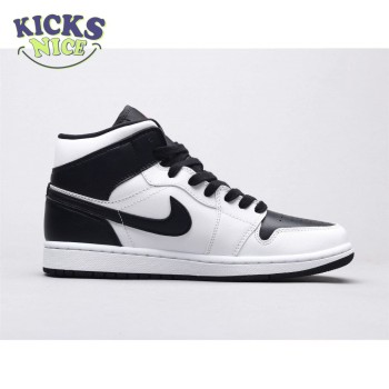 Air Jordan 1 Mid Reverse Black Toe 40-46