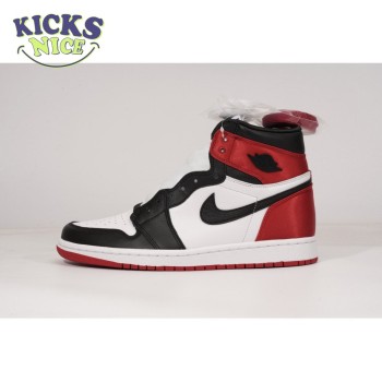 Air Jordan 1 Retro High Satin Black Toe size 36-46 Air Jordan 1 Retro High Satin Black Toe size 36-46
