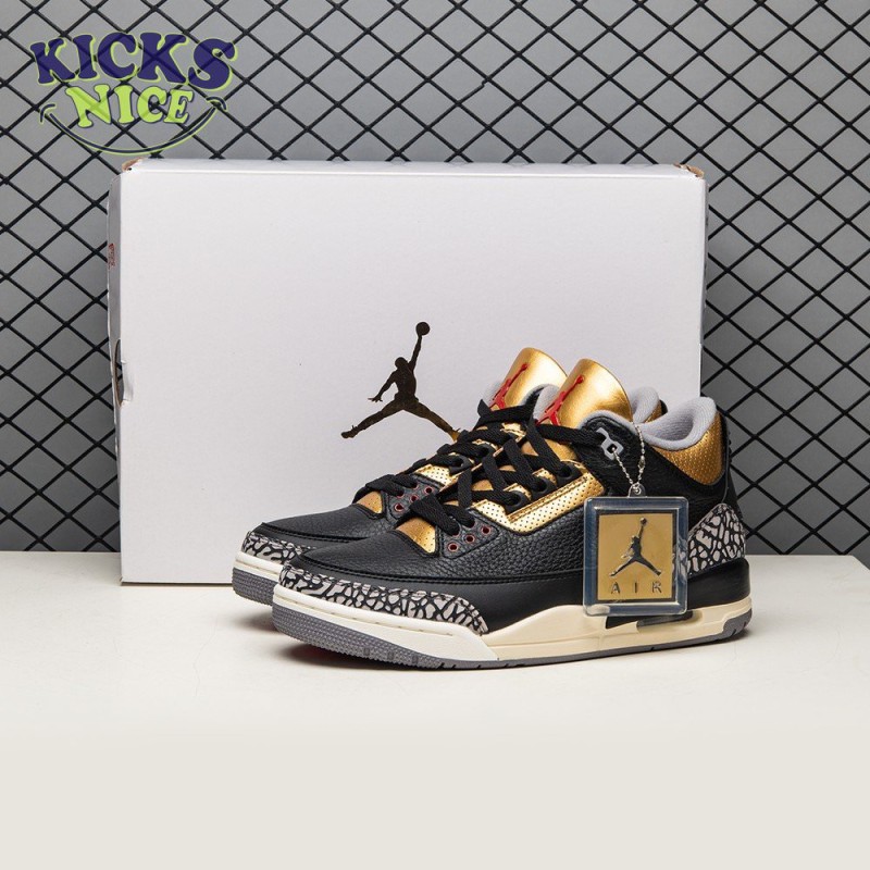 Air Jordan 3 Black Gold Size 40.5-46 Air Jordan 3 Black Gold Size 40.5-46
