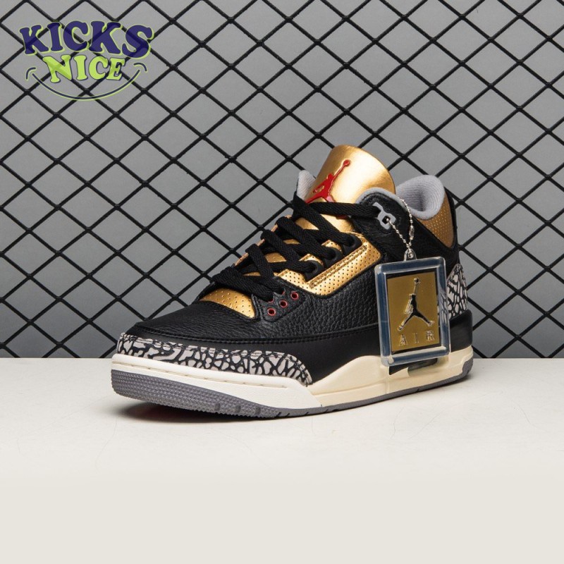 Air Jordan 3 Black Gold Size 40.5-46 Air Jordan 3 Black Gold Size 40.5-46