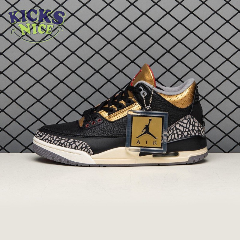 Air Jordan 3 Black Gold Size 40.5-46 Air Jordan 3 Black Gold Size 40.5-46