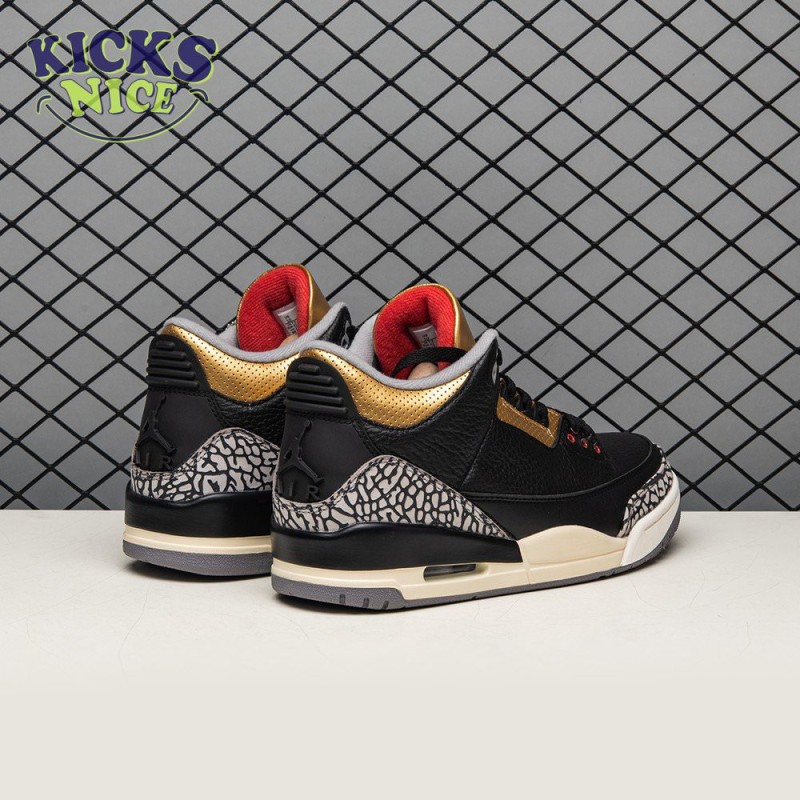Air Jordan 3 Black Gold Size 40.5-46 Air Jordan 3 Black Gold Size 40.5-46