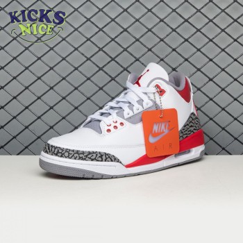 Air Jordan 3 Fire Red DN3707160 Size 40-47.5