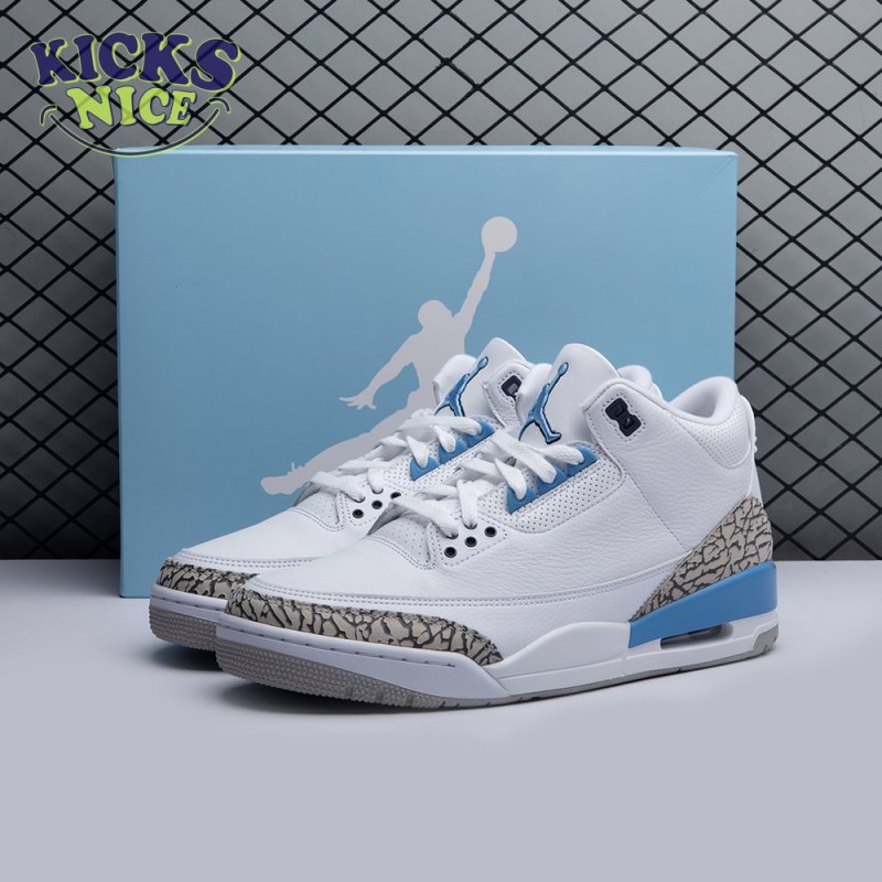 Air Jordan 3 Retro 'UNC' CT8532 104 Size 40-47.5 Air Jordan 3 Retro 'UNC' CT8532 104 Size 40-47.5